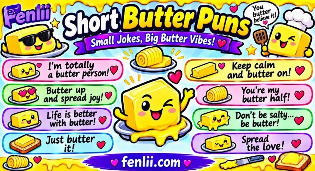 Short Butter Puns