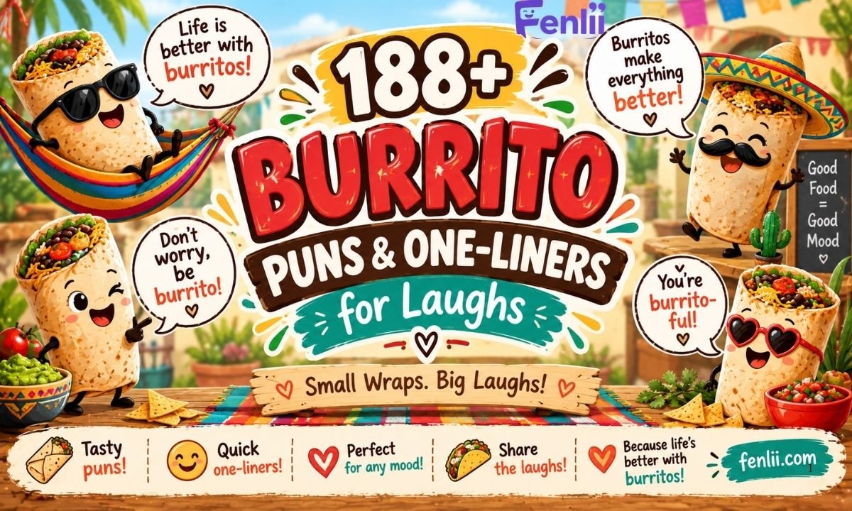 188+ Burrito Puns & One-Liners for Laughs