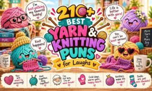 210+ Best Yarn & Knitting Puns for Laughs