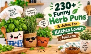 230+ Funny Herb Puns & Jokes for Kitchen Lovers
