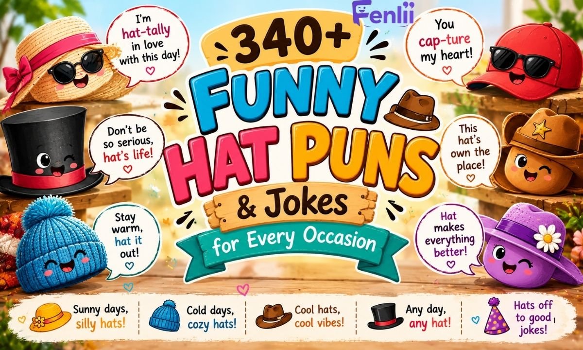 340+ Funny Hat Puns & Jokes for Every Occasion