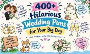 400+ Hilarious Wedding Puns for Your Big Day