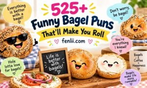 525+ Funny Bagel Puns