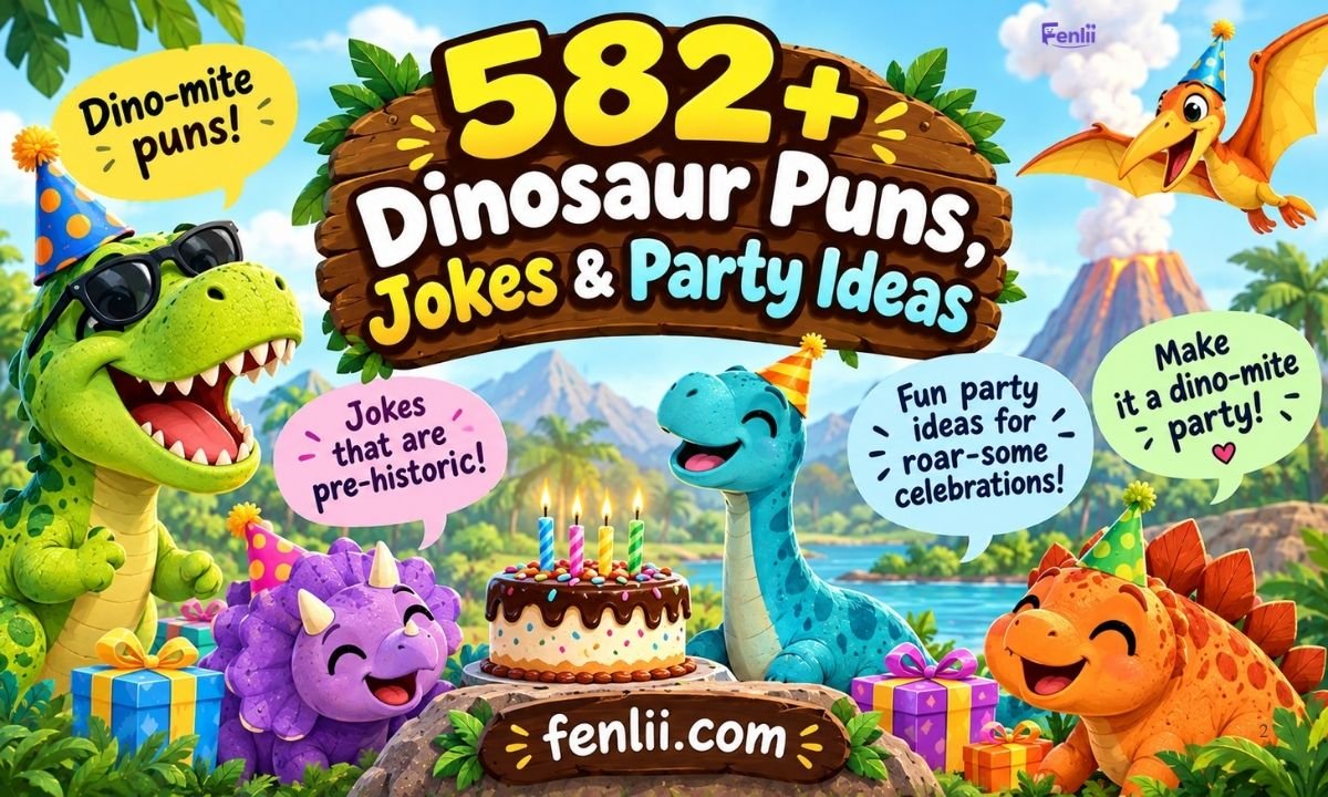 582+ Dinosaur Puns, Jokes & Party Ideas