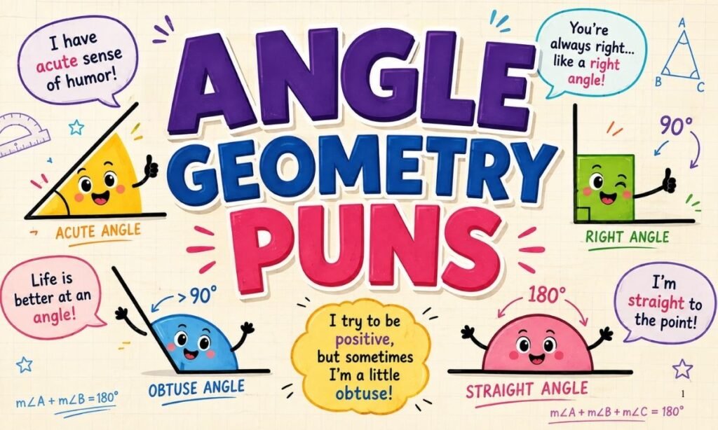 Angle Geometry Puns