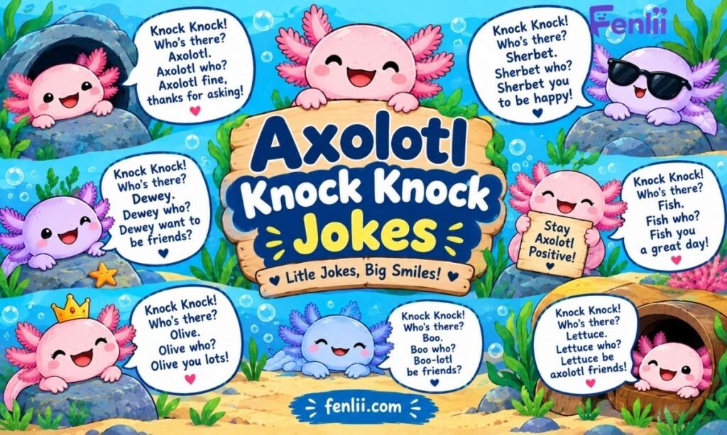 Axolotl Knock Knock Jokes