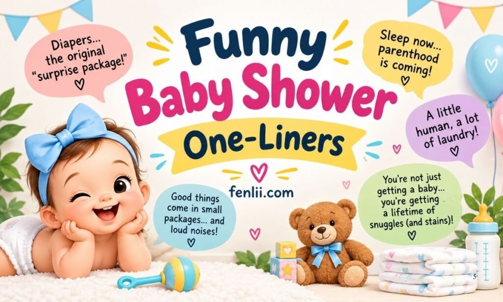 Funny Baby Shower One-Liners