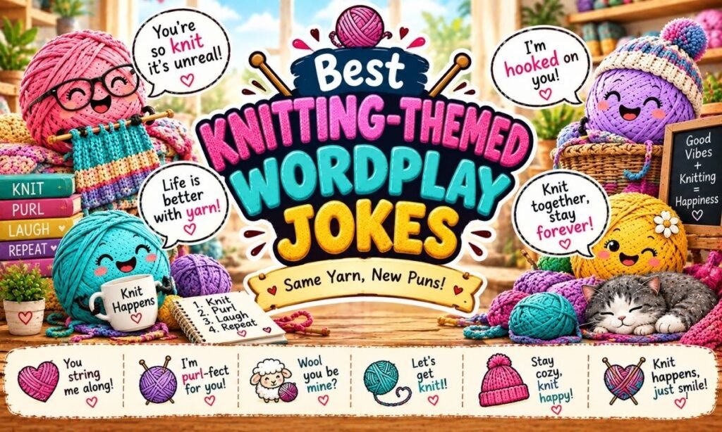 Best Knitting-Themed Wordplay Jokes