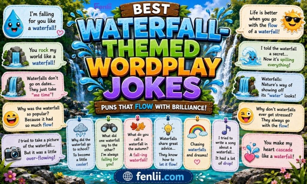 Best Waterfall-Themed Wordplay Jokes