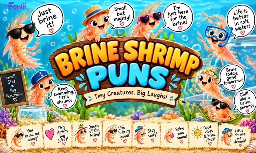 Brine Shrimp Puns
