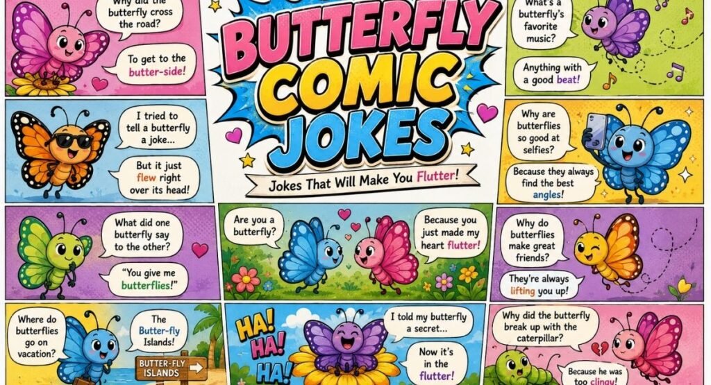 Butterfly Comic Jokes