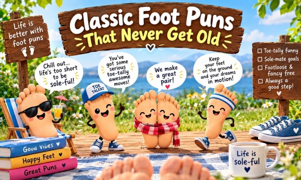 Classic Foot Puns That Never Get Old