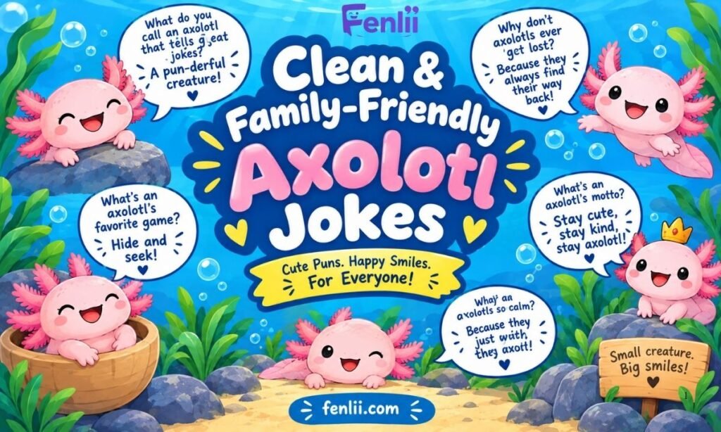 Clean and Family-Friendly Axolotl Jokes