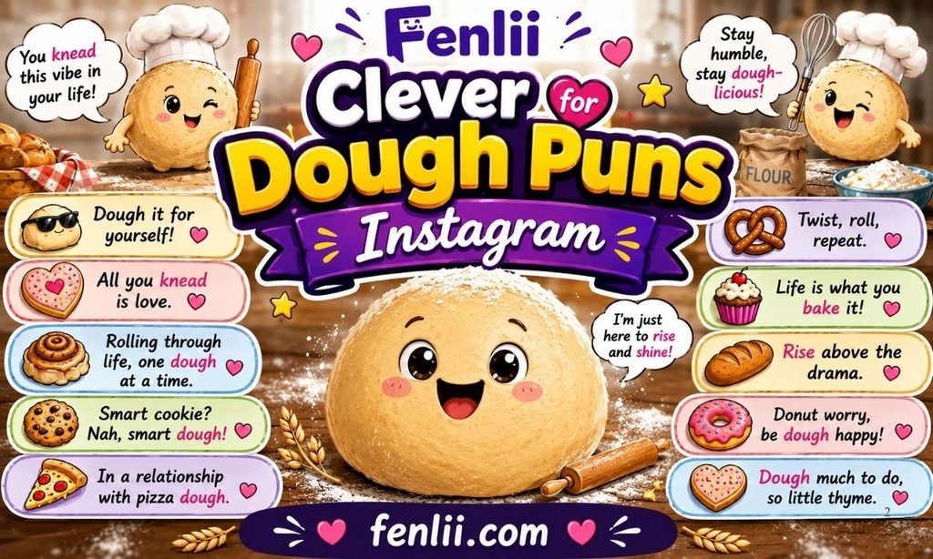 Clever Dough Puns for Instagram