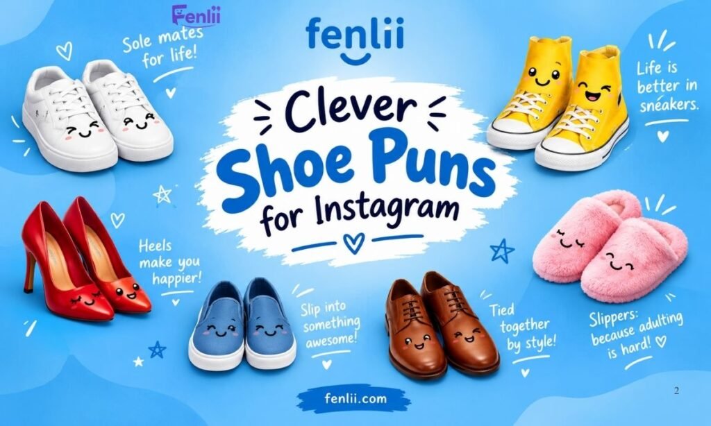 Clever Shoe Puns for Instagram