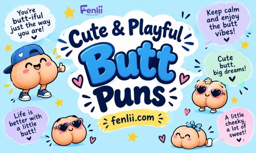 Cute & Playful Butt Puns