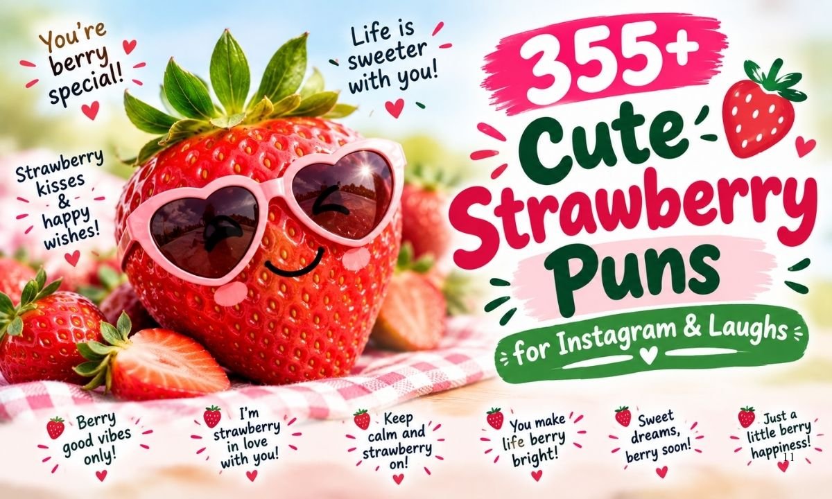 Cute Strawberry Puns
