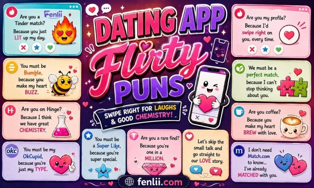 Dating App Flirty Puns