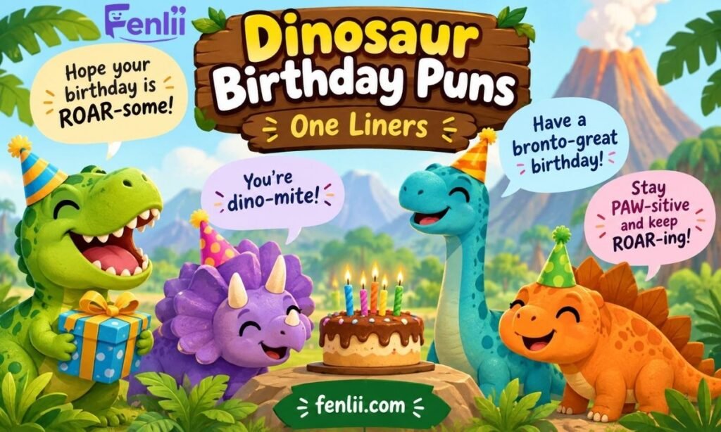 Dinosaur Birthday Puns One Liners