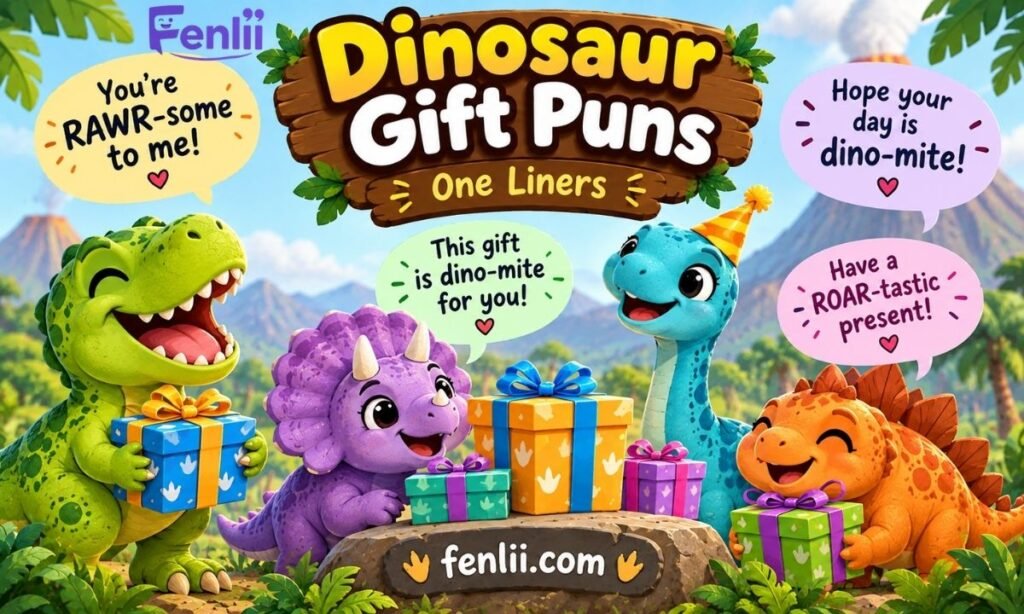 Dinosaur Gift Puns