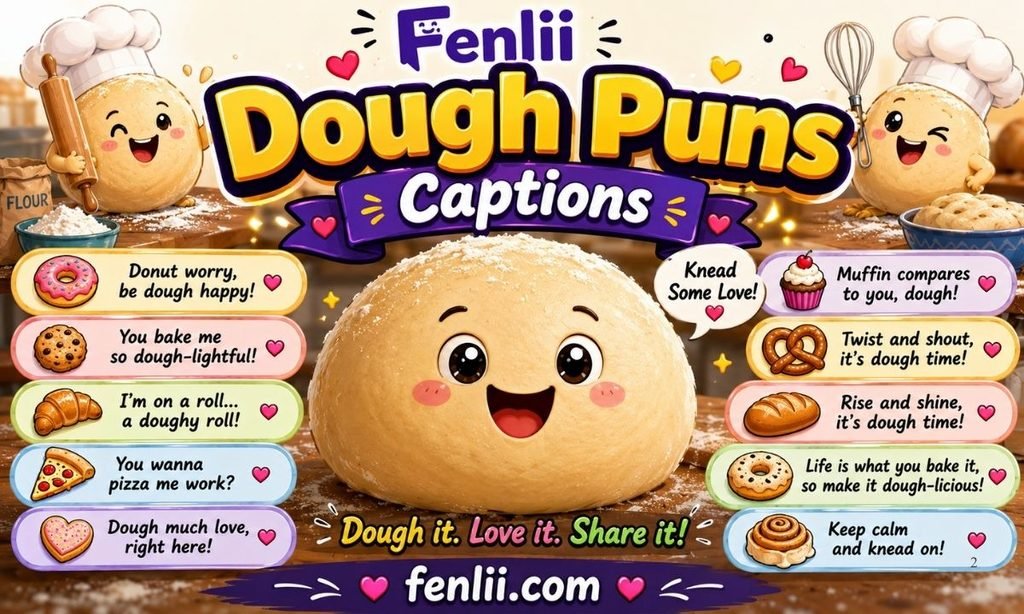 Dough Puns Captions