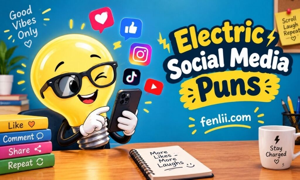Electric Social Media Puns