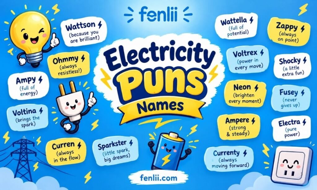 Electricity Puns Names