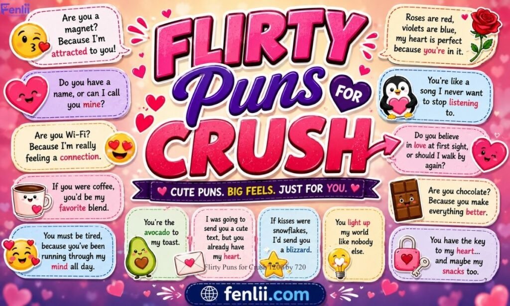 Flirty Puns for Crush