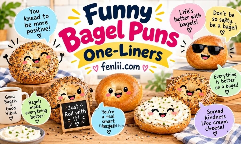 Funny Bagel Puns One-Liners