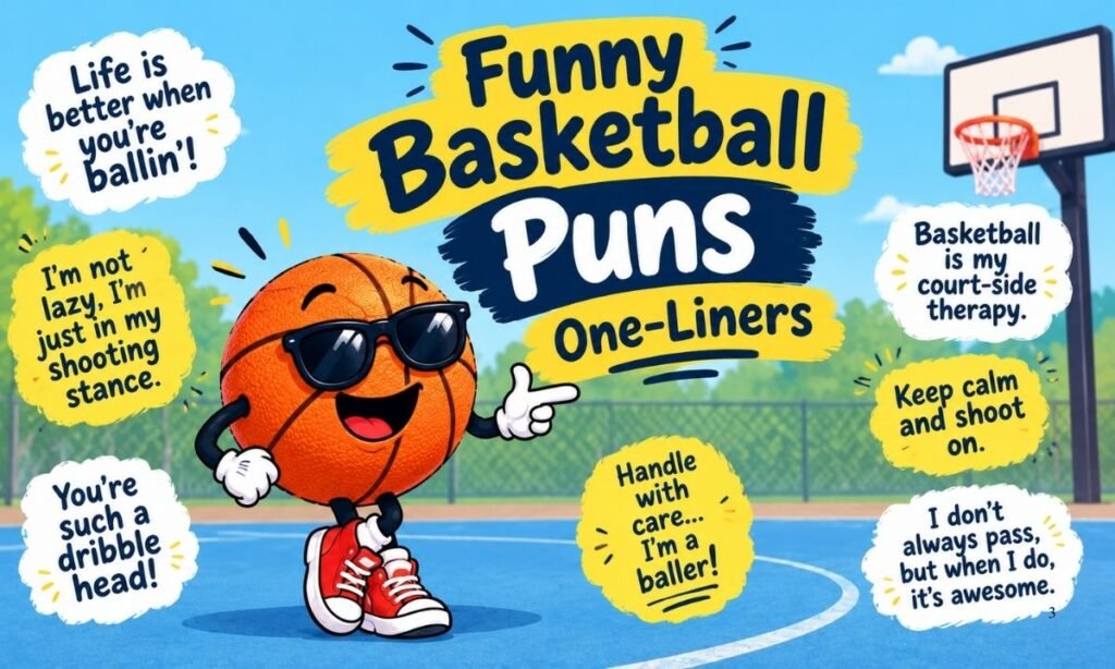 Funny Basketball Puns One-Liners