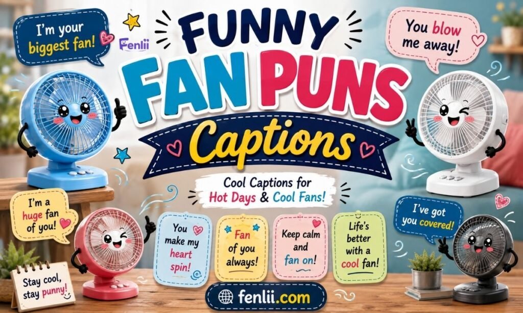 Funny Fan Puns Captions