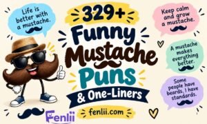 Funny Mustache Puns