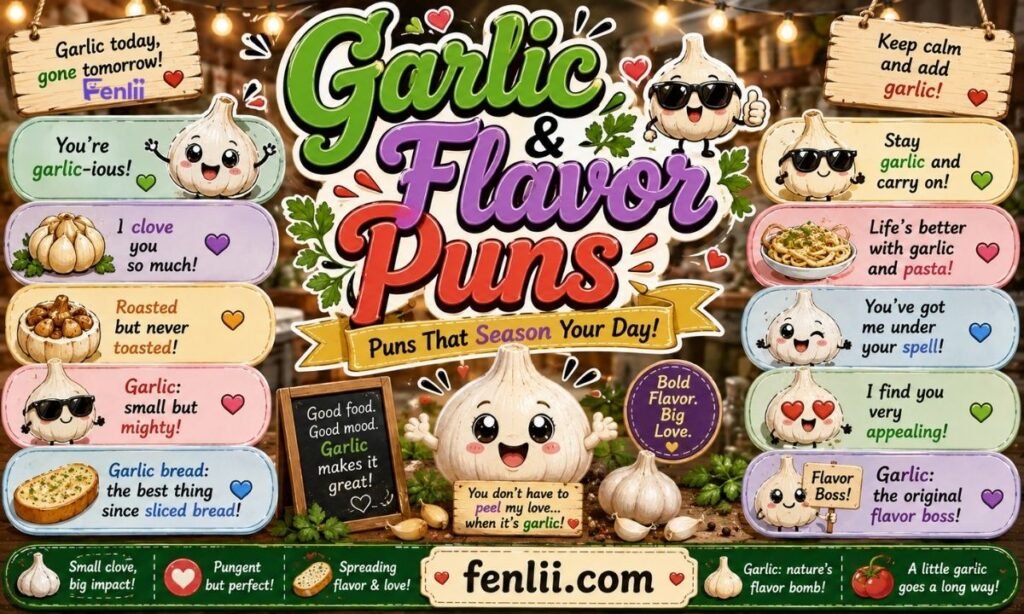 Garlic & Flavor Puns