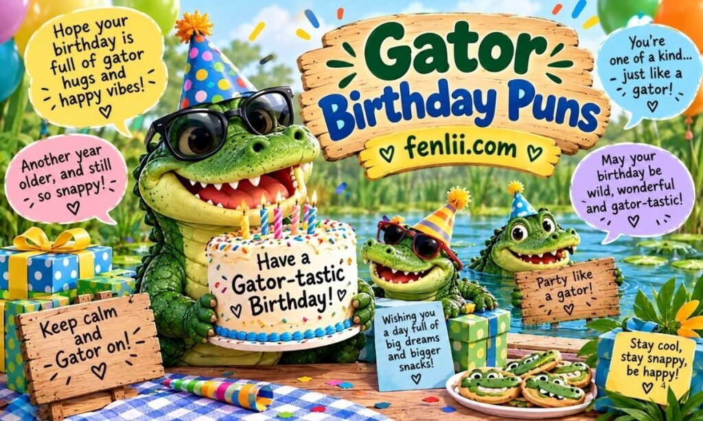 Gator Birthday Puns