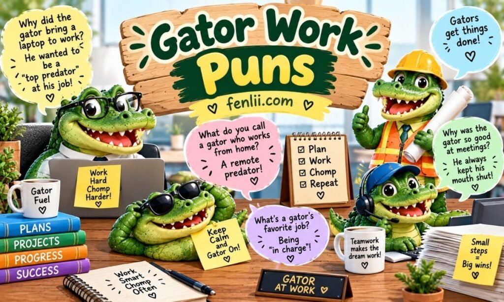Gator Work Puns