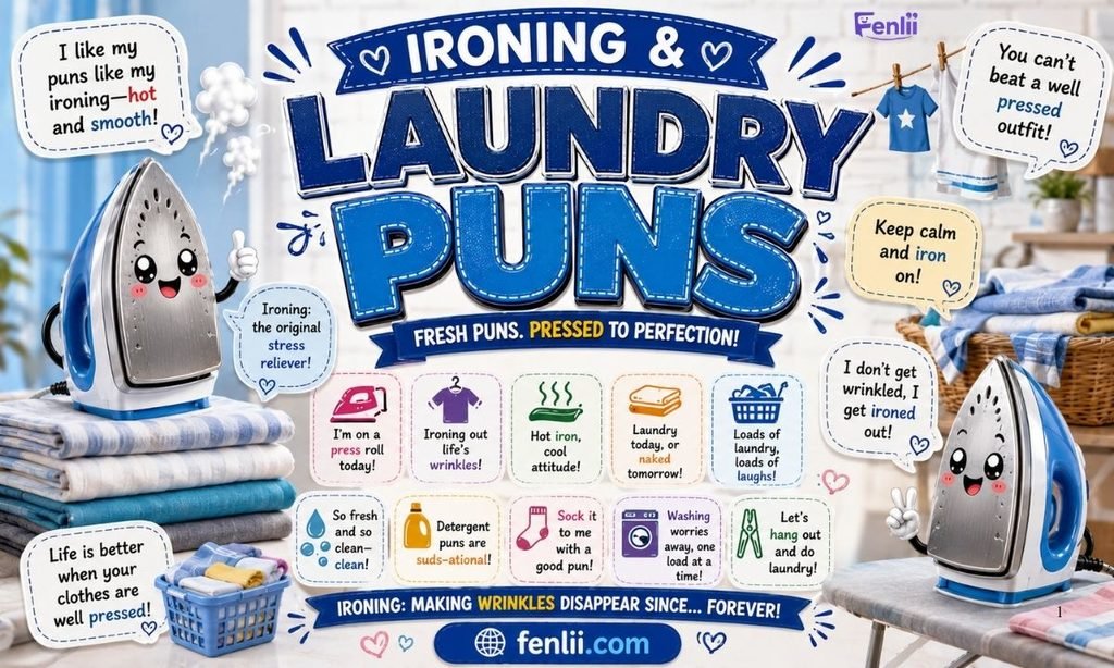 Ironing Laundary Puns