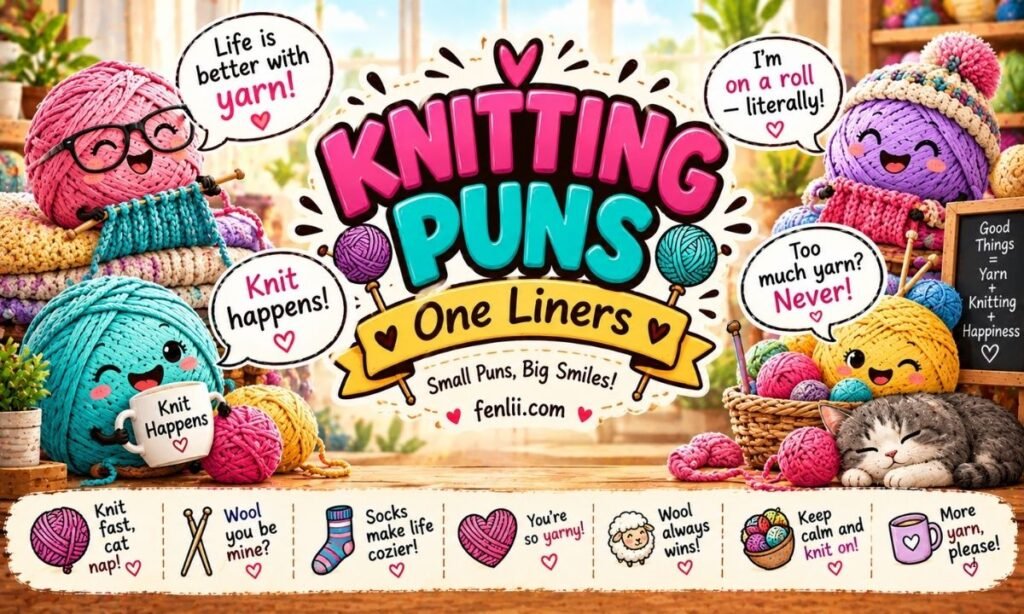 Knitting Puns One Liners