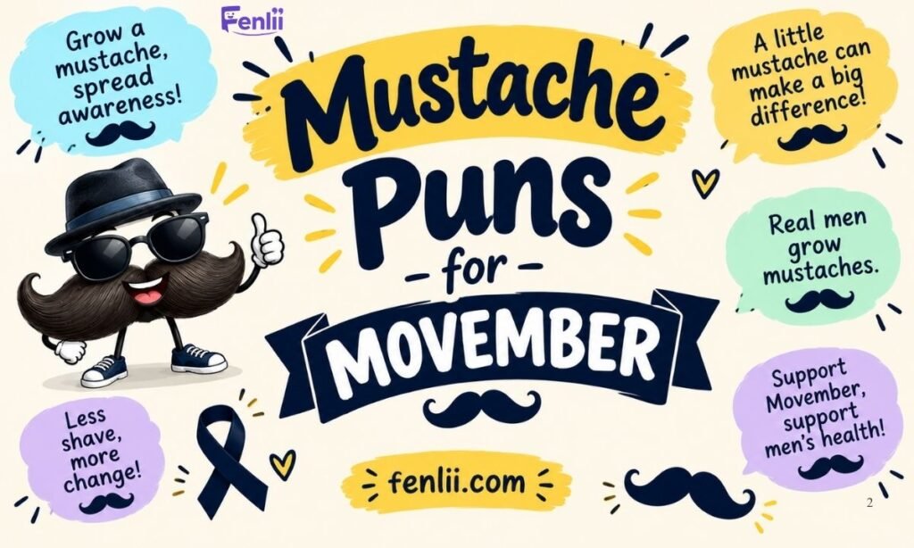 Mustache Puns for Movember