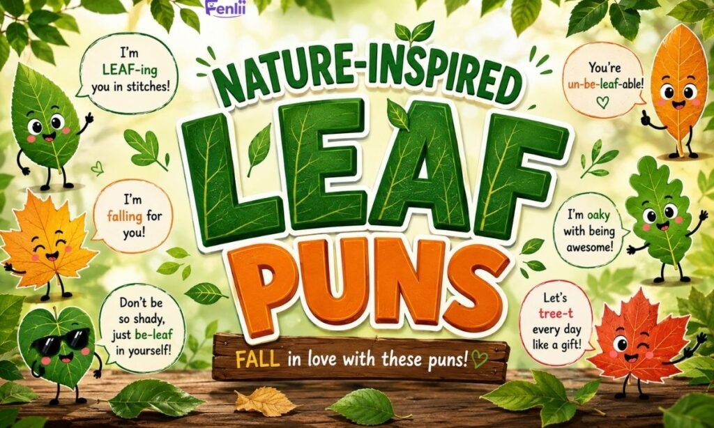 Nature-Inspired Leaf Puns