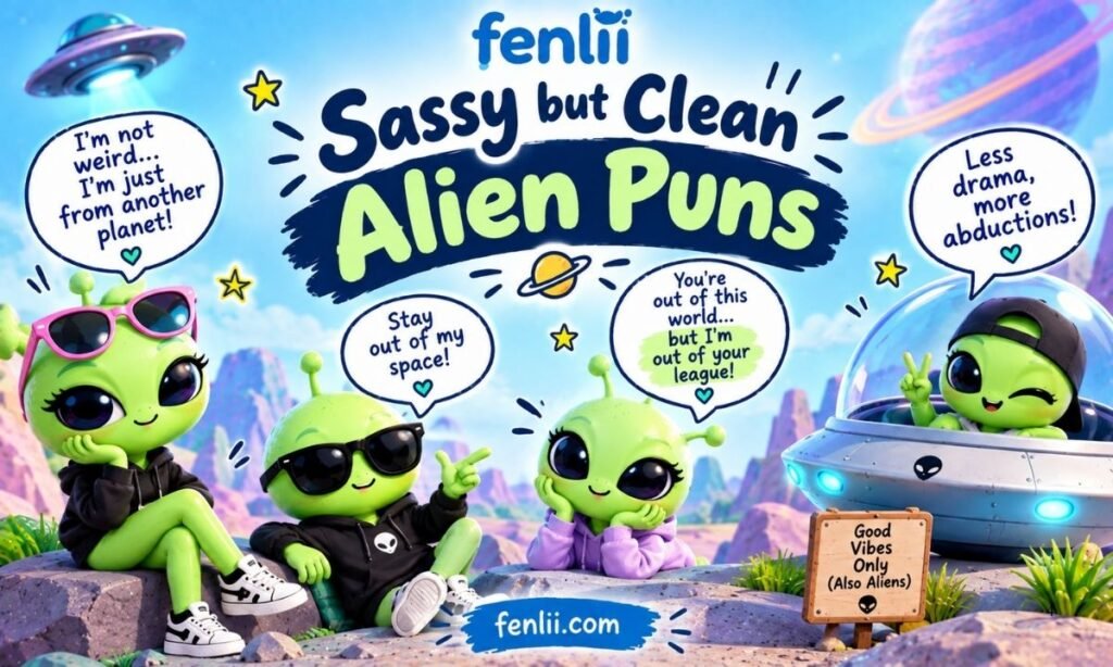 Sassy but Clean Alien Pun