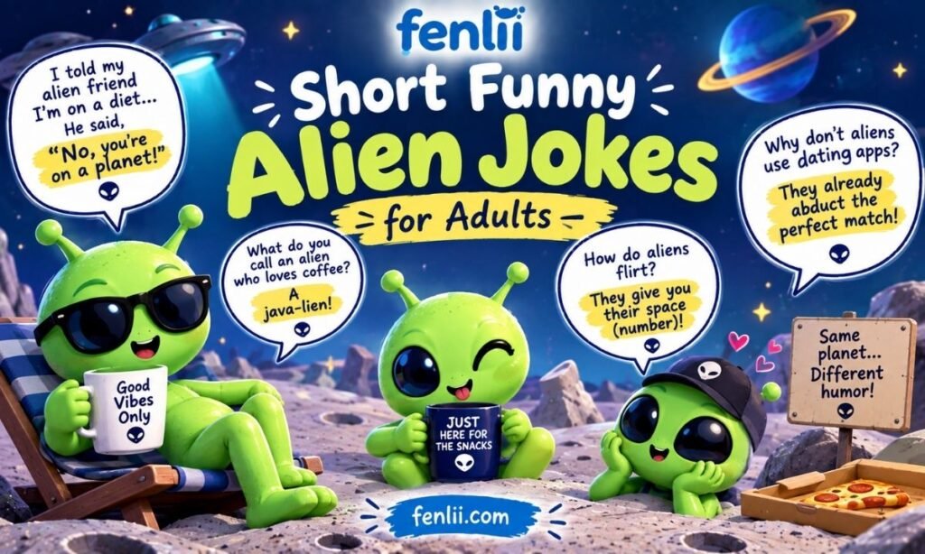 Short Funny Alien Jokes for Adults