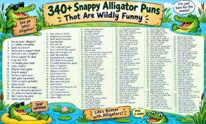 Snappy Alligator Puns