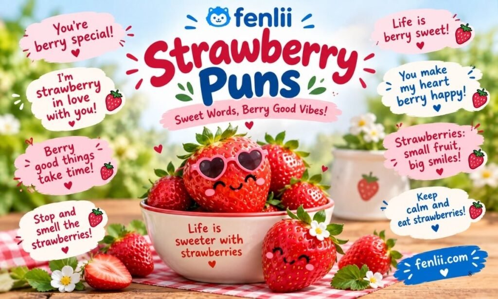 Strawberry Puns for Instagram