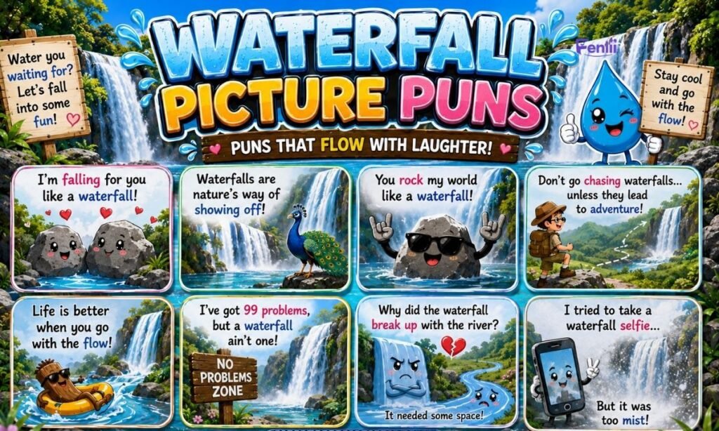 Waterfall Picture Puns