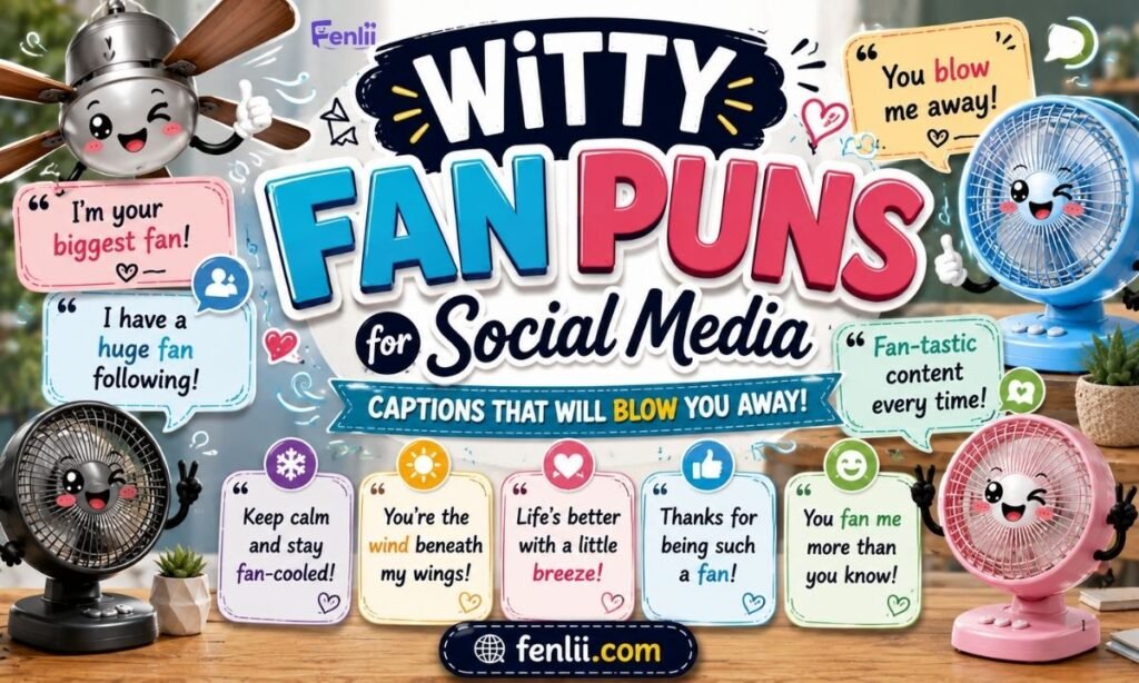 Witty Fan Puns for Social Media