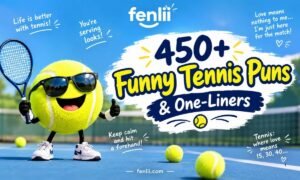 450+ Funny Tennis Puns & One-Liners