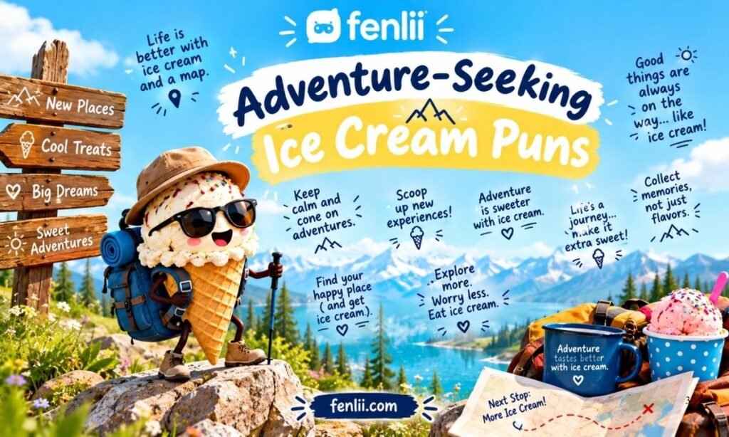 Adventure-Seeking Ice Cream Puns