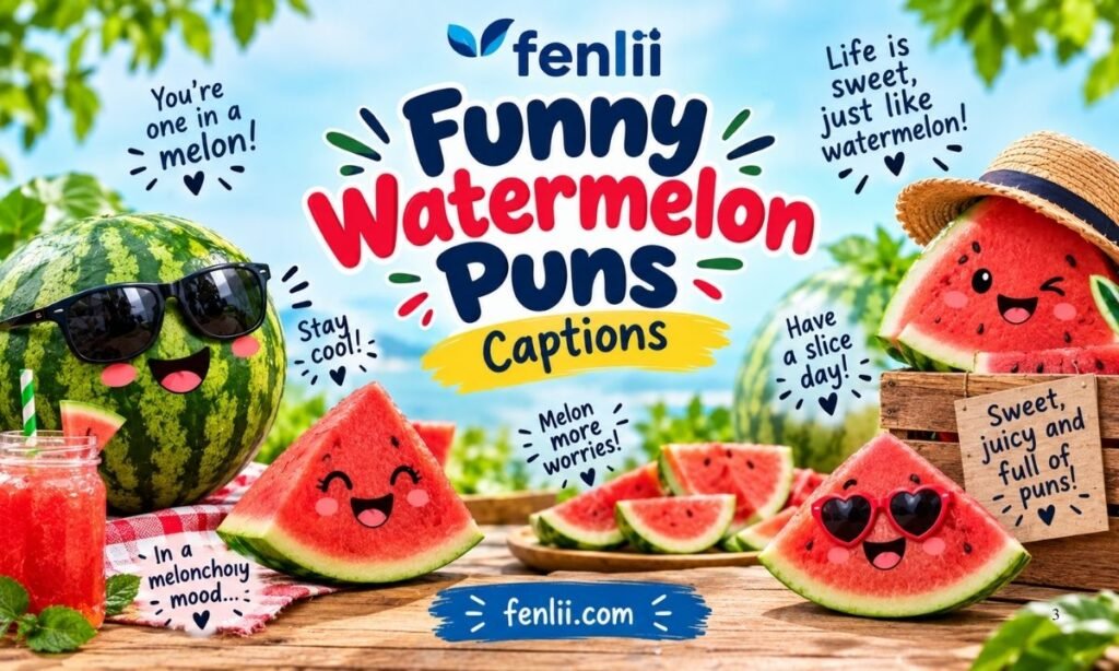 Funny Watermelon Puns Captions