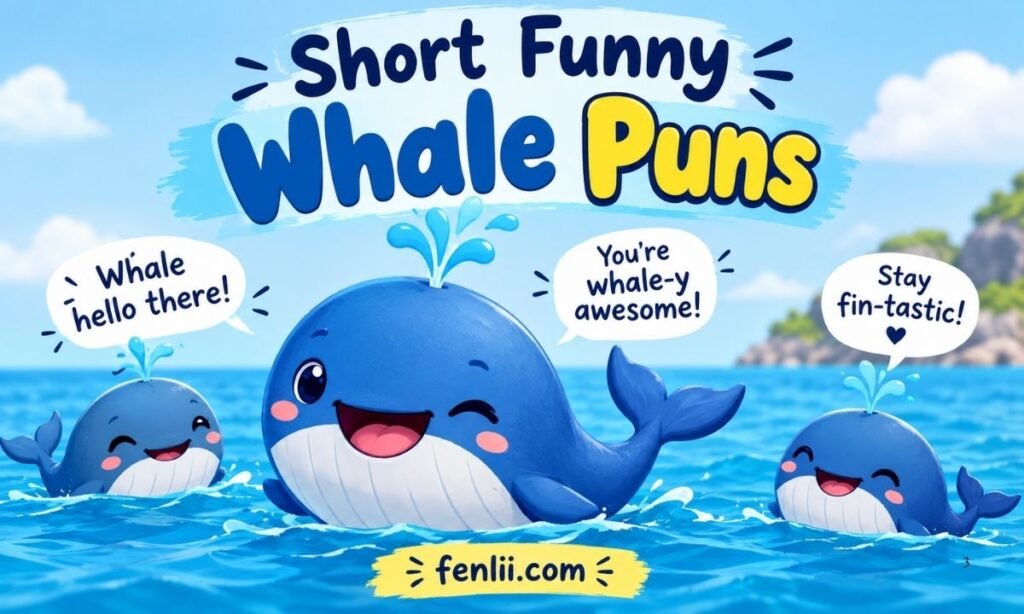 Short Funny Whale Puns